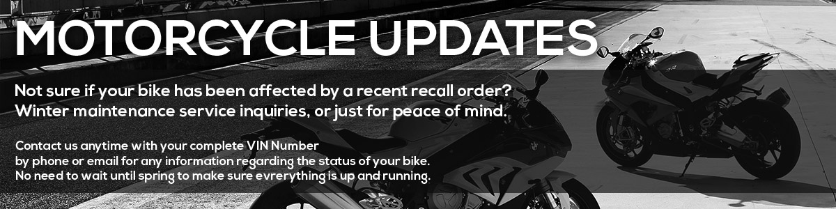 Motorcycle Updates